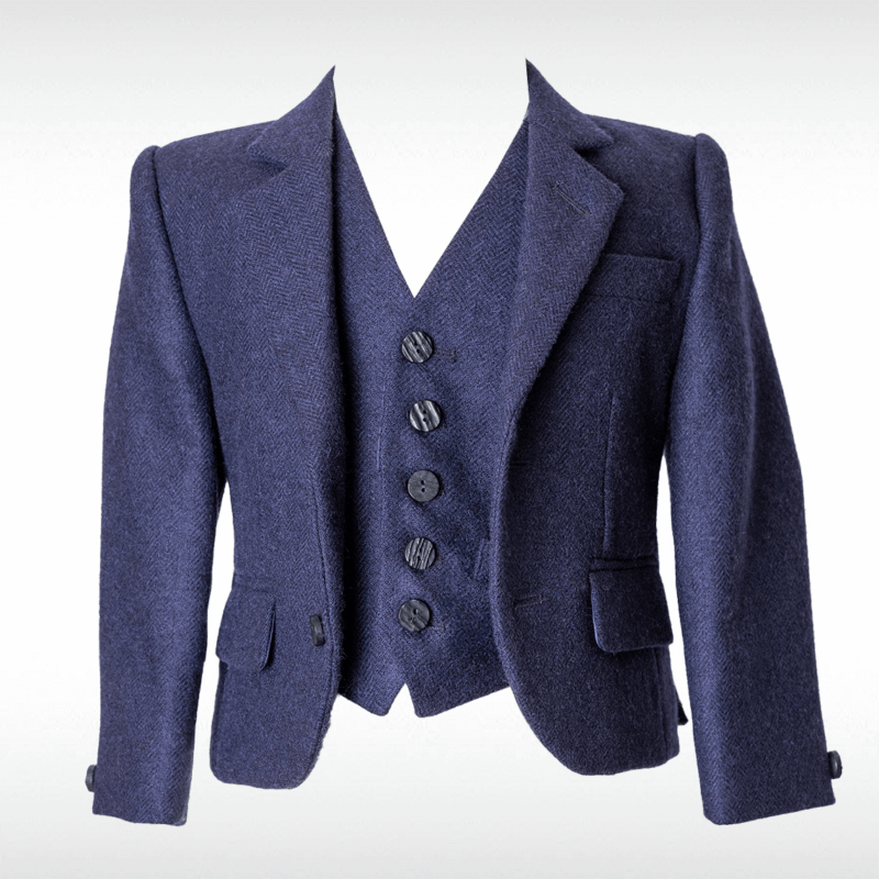 Boys Midnight Tweed Contemporary Jacket Only