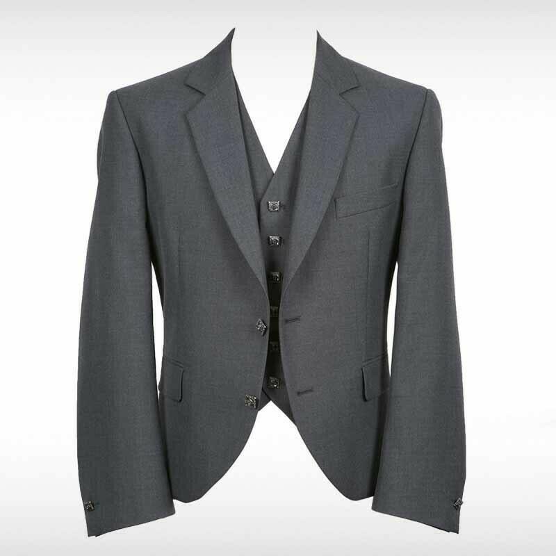 Silver Grey Contemporary Jacket Only