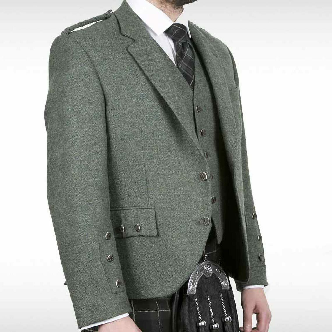 Dark Green Crail Jacket & Waistcoat