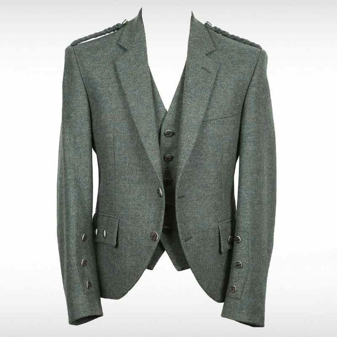 Dark Green Crail Jacket & Waistcoat